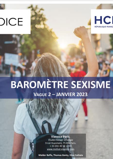 Baromètre Sexisme En France Situation Alarmante Observatoire