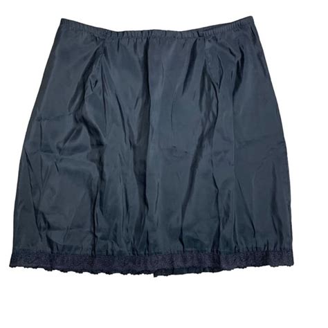 Lorraine Intimates Sleepwear Vintage 6s Lorraine Half Slip Lingerie S Black Back Zipper