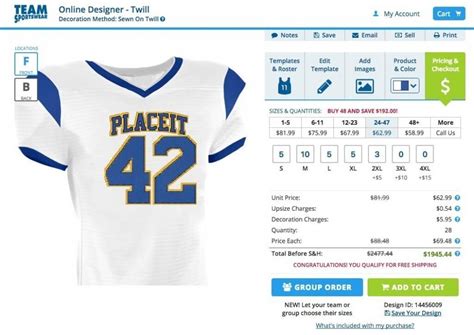 Where To Order Custom Football Uniforms Online Placeit Blog