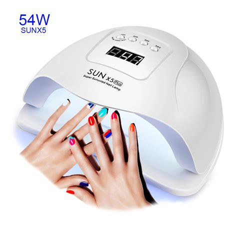 W Sunx Dual Uv Led Nail Lamp Pcs Leds Nail Dryer Sun Light