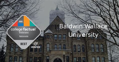 Baldwin Wallace University: Ranked as a Best for Veterans School in ...