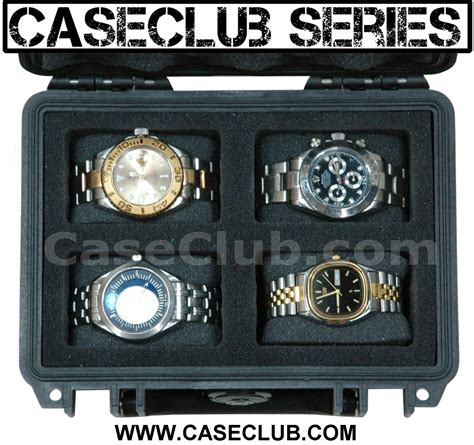 4 Watch Case - Small to Medium Sized Watches - Case Club