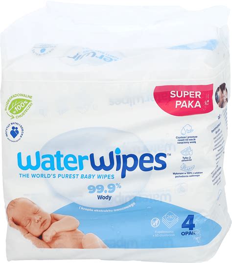 Waterwipes Chusteczki Bio Nawil Ane Wodne X Szt Szt Kupuj W