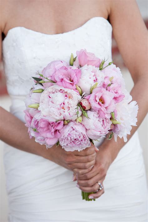 Pink Peony Bridesmaid Bouquet