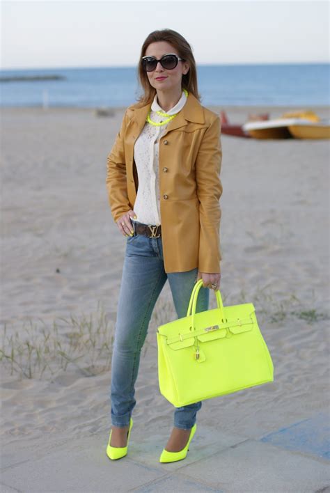 Neon yellow and neutrals | Fashion and Cookies - fashion and beauty blog