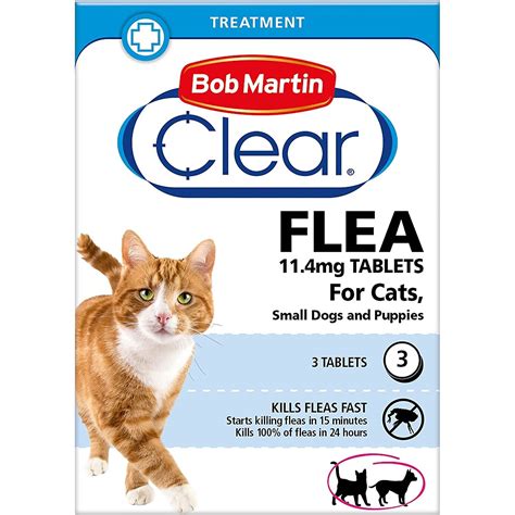 Bob Martin Clear | Cat Flea Tablets, also Suitable for Small Dogs
