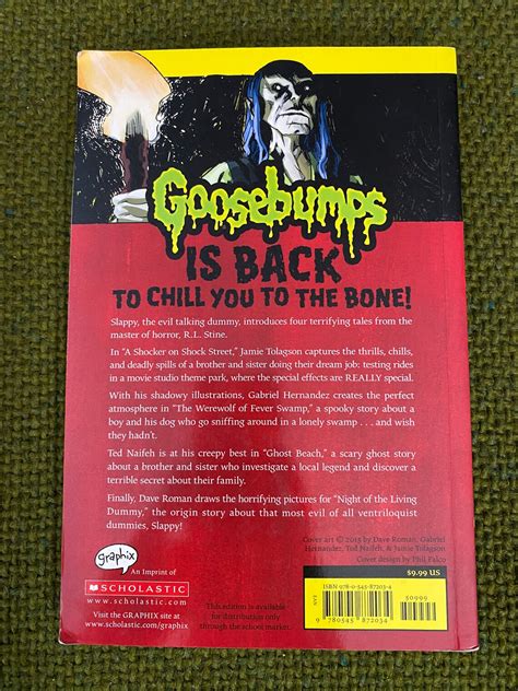 Goosebumps Slappys Tales Of Horror Comic Book Par R L Stine Etsy