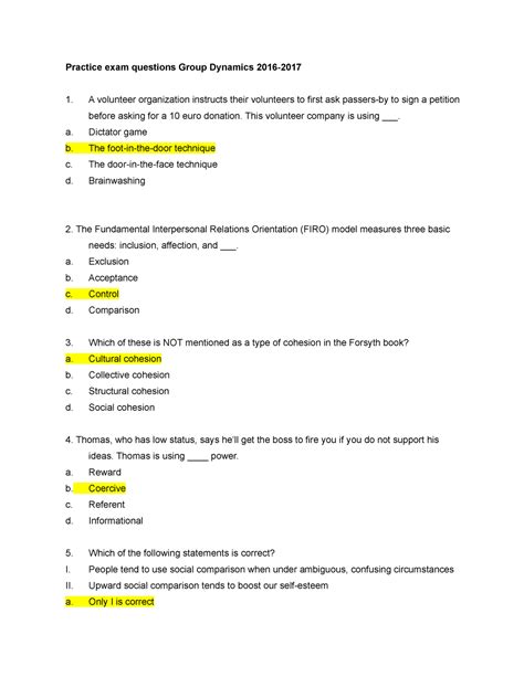 Samplepractice Exam 1 February 2017 Questions And Answers Practice