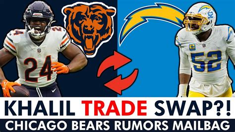 Chicago Bears Rumors Trade Khalil Herbert For Khalil Mack Rome Odunze