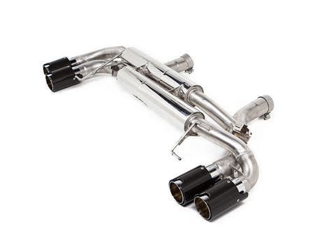 Eisenmann Race Exhaust With Quad Carbon Fiber Signature 90mm Tips G30