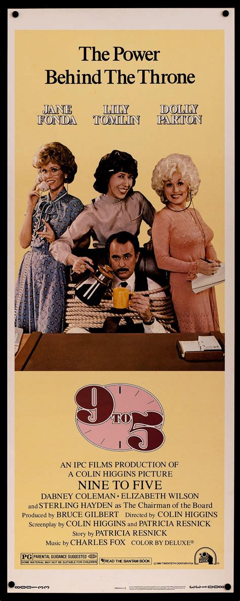 9 to 5 (Nine to Five) Movie Poster 1980 Insert (14x36)