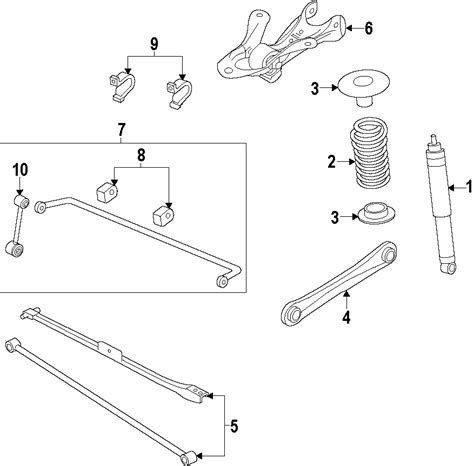 Ford Mustang Suspension Shock Absorber. Base convertible - AR3Z18125C ...