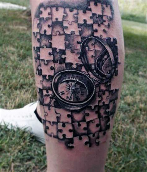 25 Best Puzzle Piece Tattoo Ideas With Meaning