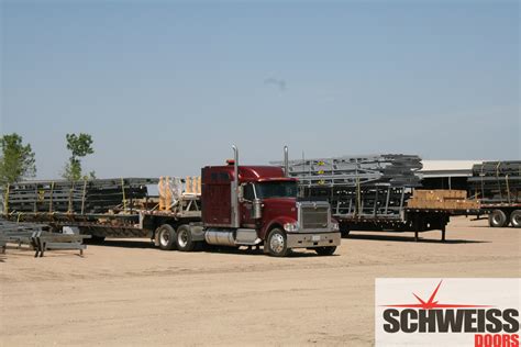 Truckloads of quality doors leave Schweiss factory each week | Schweiss ...