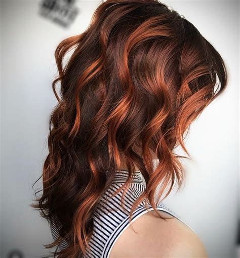 Red Balayage Hair Colors 19 Hottest Examples For 2021 Red Highlights In Brown Hair Red