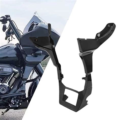 Motorcycle Gloss Black Fairing Spoilers Cover ABS For Harley Touring