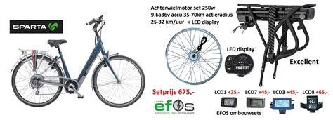 Ombouwset Sparta Ion Gl Ebike Efos Ombouwset Om U Fiets Elektrisch Te