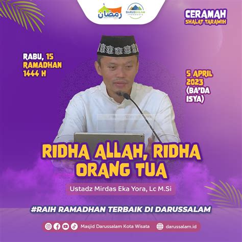 Shalat Tarawih Ke Dan Kajian Ramadhan H