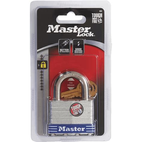 Masterlock Laminated Steel Padlock Short Shackle Toolssavvyph
