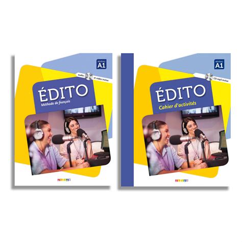 Édito A1 méthode de français Cahier d activités DVD ROM