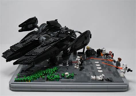 Star Wars The Force Unleashed Rogue Shadow MOC Lego Spaceship Star