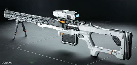 Sci Fi Sniper Rifle Concept Art