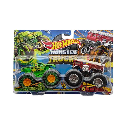 Hot Wheels Monster Trucks Demolition Double - Gunkster VS 5Alarm