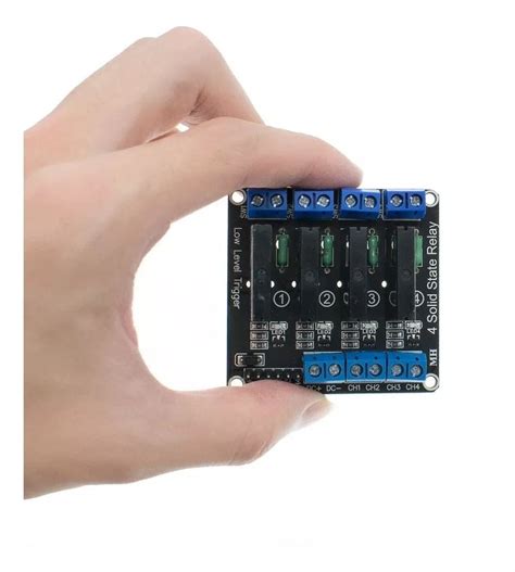 Módulo Relé De Estado Sólido Ssr De 4 Canais Arduino Arducore Robótica Educacional Arduino