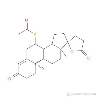 Spironolactone Structure - C24H32O4S - Over 100 million chemical ...