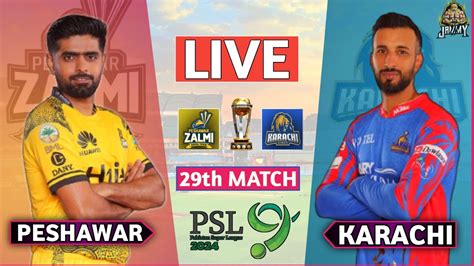 Live Peshawar Zalmi Vs Karachi Kings Live Match 29th Krk Vs Psz Live Score Cricketlive