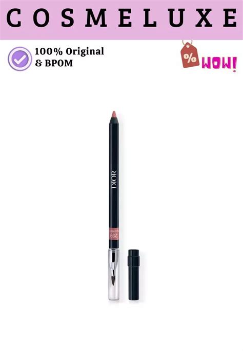 Jual Dior Rouge Dior Contour No Transfer Lip Liner Pencil Long Wear 259 Nude Ribbon Original