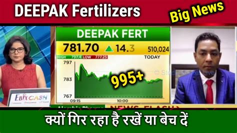 Deepak Fertilizers Share News Today Deepak Fertilizers Stock Analysis