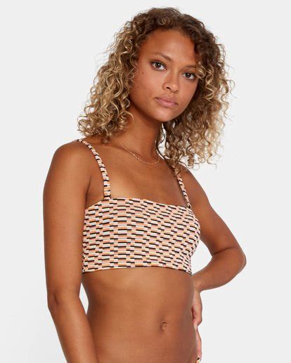 Cosmic Way Bandeau Top De Bikini De Tejido Reciclado Para Mujer Rvca