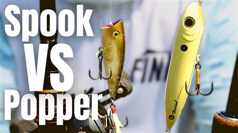 What Is The Best Topwater Lure Spook Vs Popper Youtube