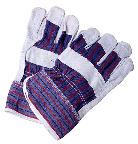 Heat Resistant gloves for welding Pipes Stock Photo - Image of heating ...