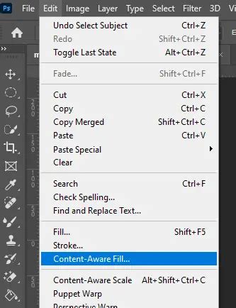 How To Content Aware Fill In Photoshop