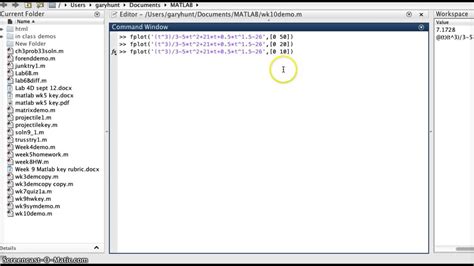 Roots Of Non Linear Functions Using Matlab Youtube