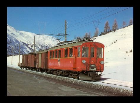 Rhätische Bahn Triebwagen ABe 4 4 35 Bernina Suot 1973 Kaufen auf