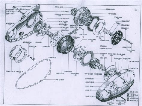 Copy Bsa Parts Book Page Of Clutch Triumph British Only Austria