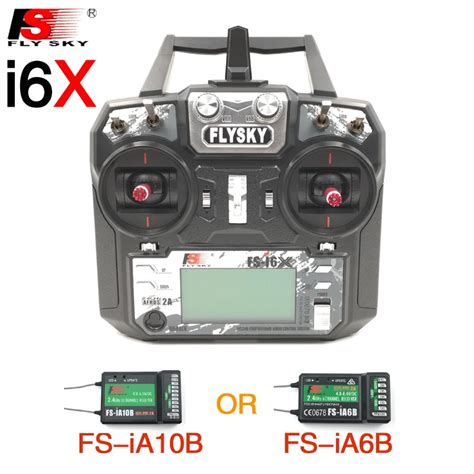 Flysky FS I6X FS I6X 2 4G RC Transmitter Controller 10 6CH IA10B Or