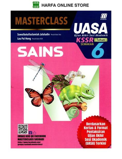 Buku Rujukan Masterclass UASA Sains Tahun 6 KSSR Semakan Lazada