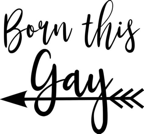 Born This GAY Decal Sticker ANYStickerUWant