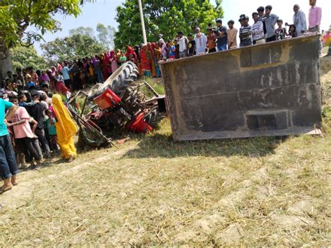 सप्तरीमा ट्र्याक्टर दुर्घटना हुँदा चालकको मृत्यु Simpani News