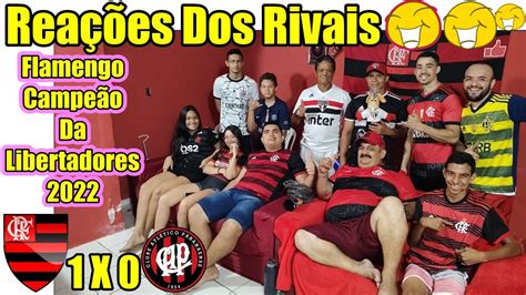 Reações Dos Rivais Flamengo Campeão Libertadores 2022 REACT FLAMENGO