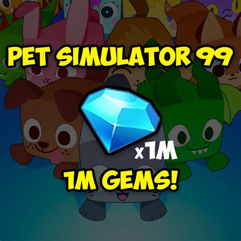 Pet Simulator Gems M B Cheap Fast Pet Simulator