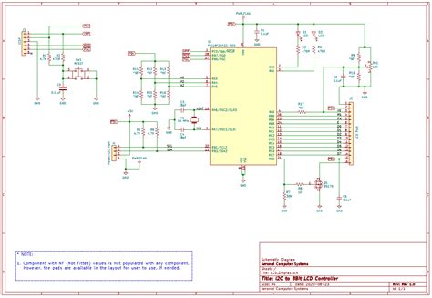 I C To Lcd Interface Schematic I C Lcd Pinout