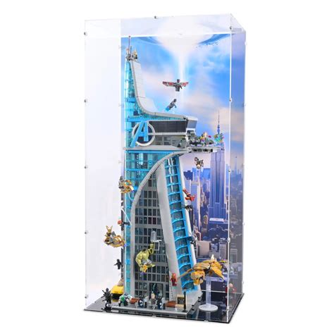 Acrylic Display Case For Lego Avengers Tower Idisplayit