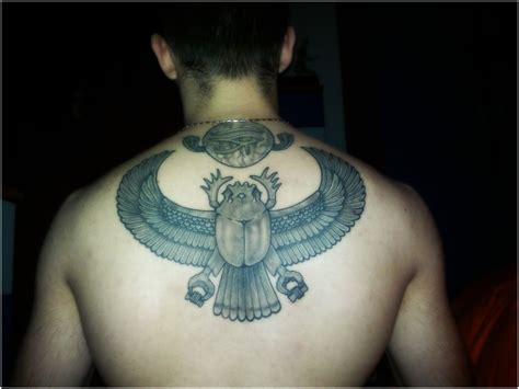 Scarab Tattoo after 6 months by ironmatrix on DeviantArt