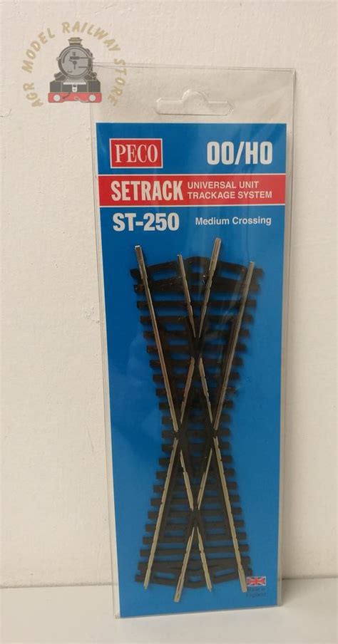 Peco St Setrack Diamond Crossing Oo Gauge Agr Model Railway Store