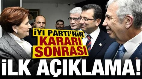 İYİ Parti nin kararına Mansur Yavaş tan ilk yorum Haber 7 SİYASET